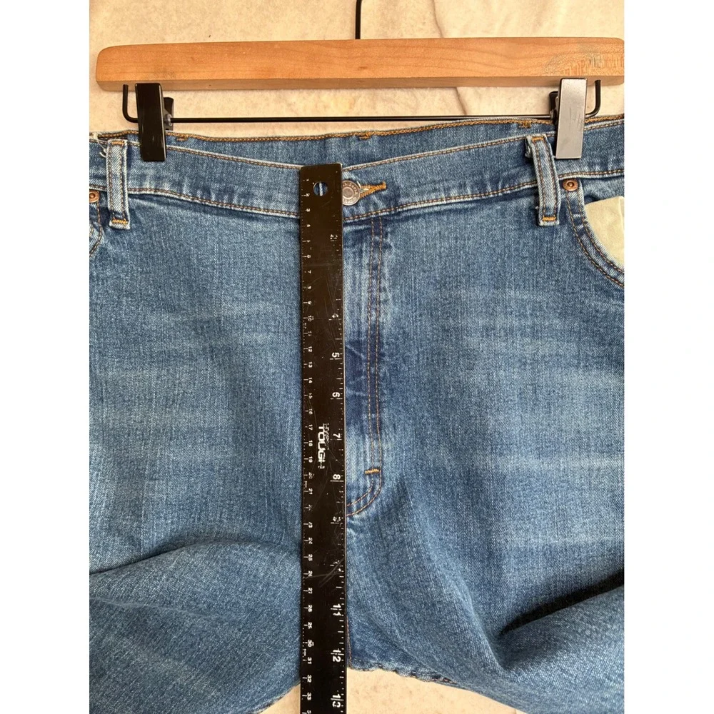 Wrangler Premium Quality Mens Straight Leg Jeans Blue 42x30 1097FXWXD